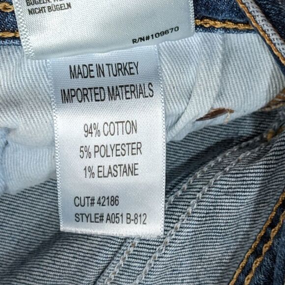 AGOLDE Women's 5 Pocket Style High Rise Jeans Size 25 A051-B-812 - Picture 6 of 6